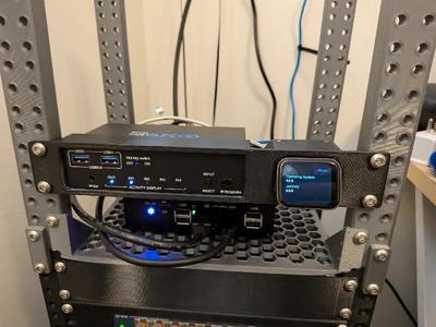 10" Rackmount JetKVM + EZCOO KVM Hotkey Supported Switch   