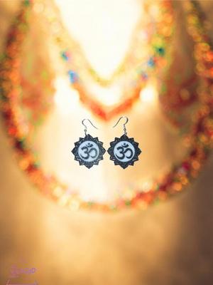 Om earrings