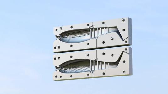 CANNIBAL SHAD FISHING LURE MOLD   