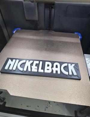 Nickelback Rock Band Basic Logo Wall Sign Plaque   