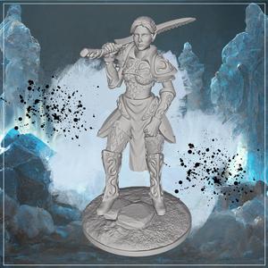 Female elf fighter 2