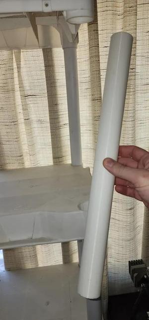 Plastic Shelf Post, Modular shelf pipe replacement Plano   
