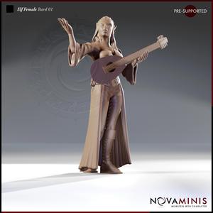 Elf Female Bard 01