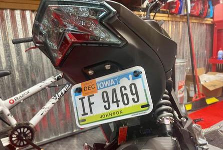 Kawasaki Z125 Pro Fender Eliminator Tail Tidy 