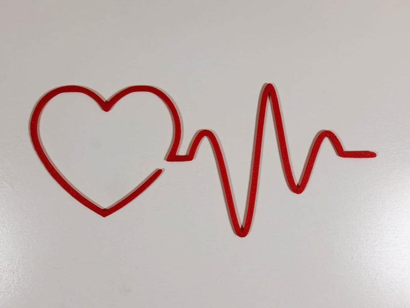 Heart wall art