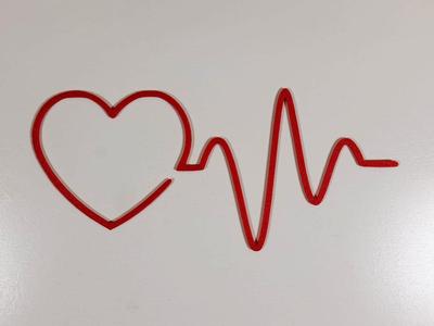 Heart wall art