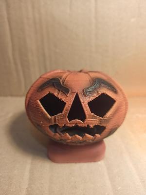 Halloween pumpkin lamp