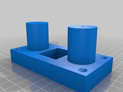 slightly higher Central Pins for dvilardi's 3D Printed Flight Sim Pedals