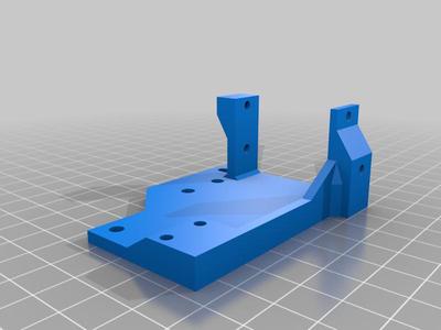 BiquH2 extruder and 5015 fan mount for Tronxy X5sa