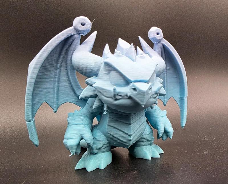 Cute Stone Dragon Figure   