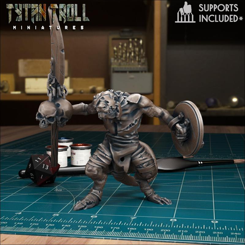 Plague Rat Warrior 04 [Pre-Supported]
