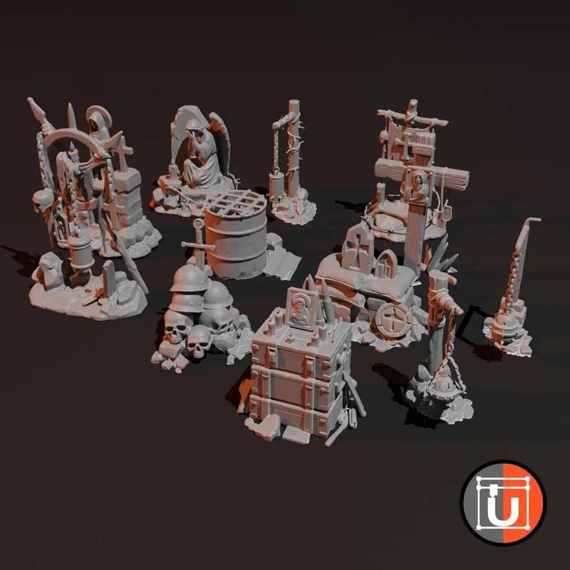 Relics of War – 12 Battlefield Shrines, Censers & Grimdark Altars   