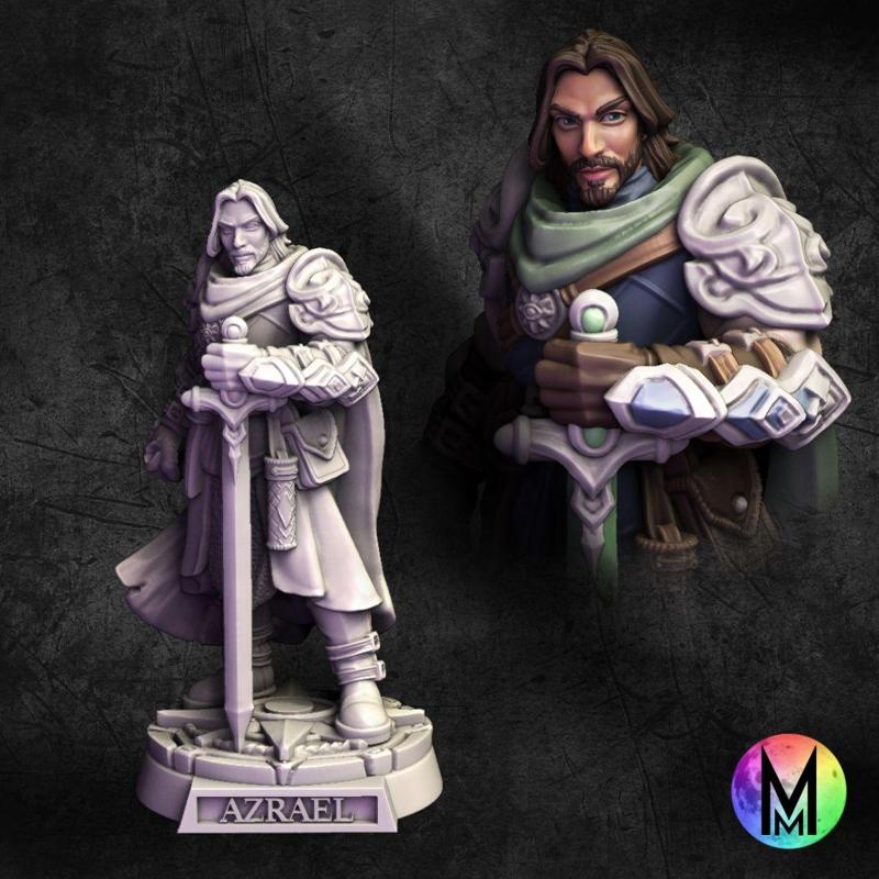 Human Paladin - Azrael the Paladin ( Human Paladin with Great Sword )