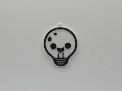 Cute Lamp Keychain   