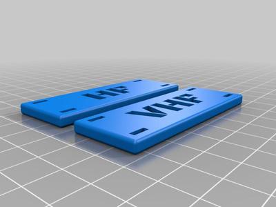 HAM Antenna cable label