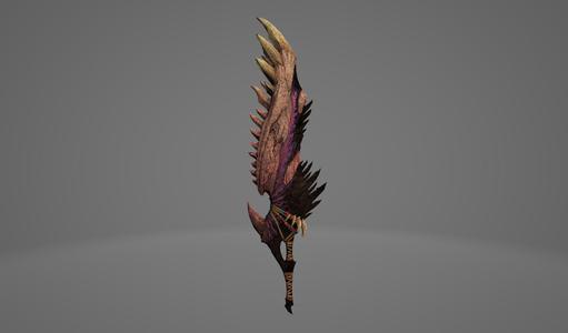 MONSTER HUNTER WORLD ANJANATH GREAT SWORD