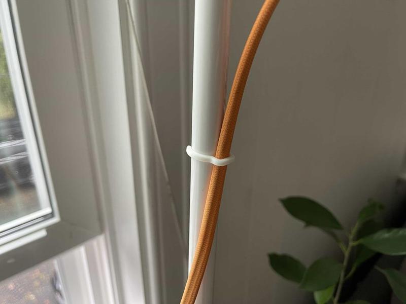 Standing Lamp Cord Clamp