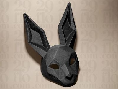Geometric Bunny Mask   