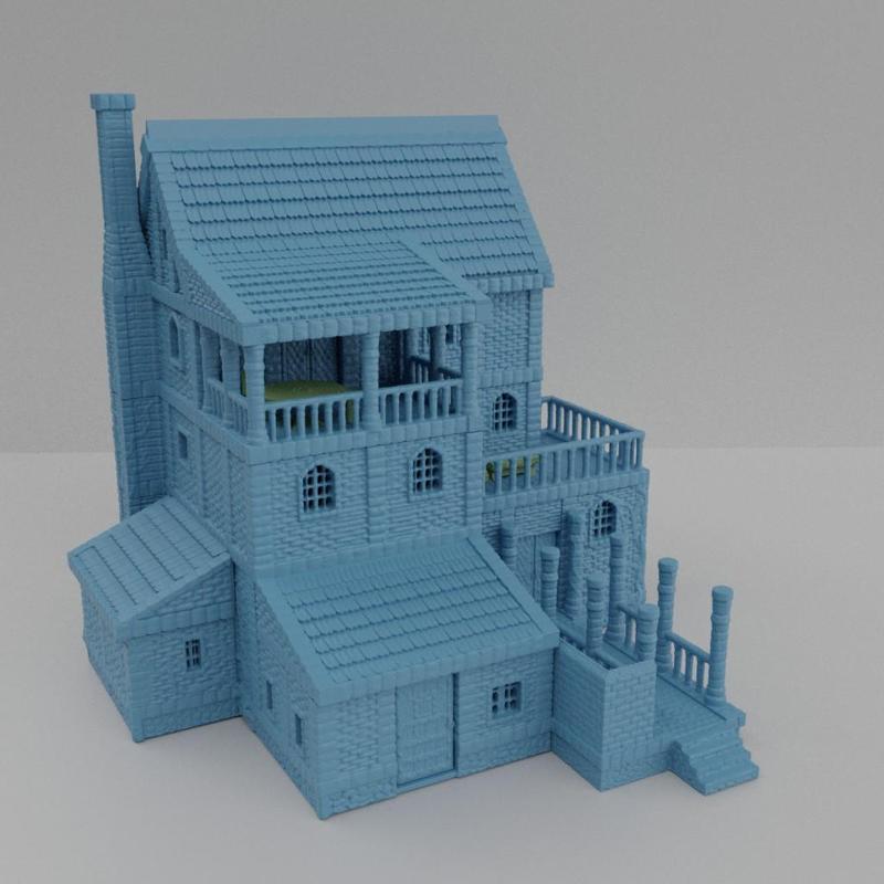 Noble Villa - Tabletop Terrain - 28 MM
