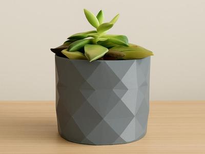 Geometric Design Vase v1