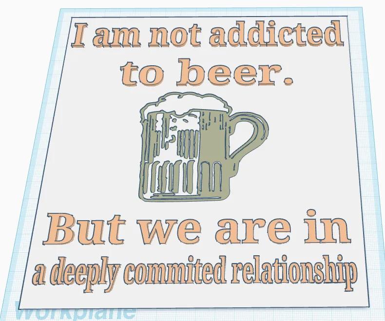 Beer Relationship Sign   