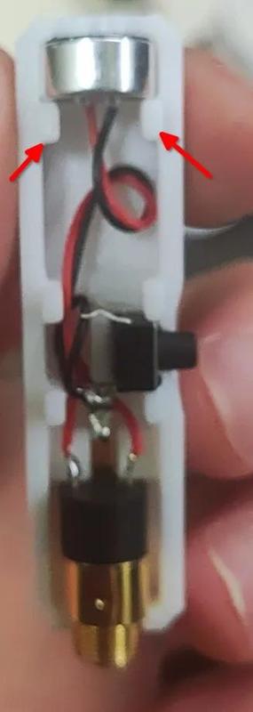 Mini Microphone Extented with Spacer   