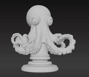 Octopus Sculpture   