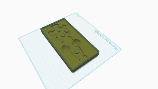 Llave para pistola de Pintura Gridfinity   