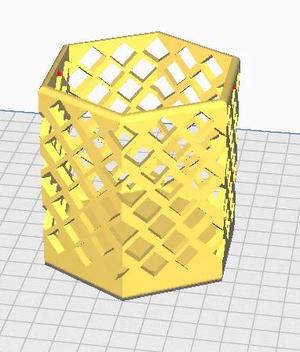 Hexagon Trash   