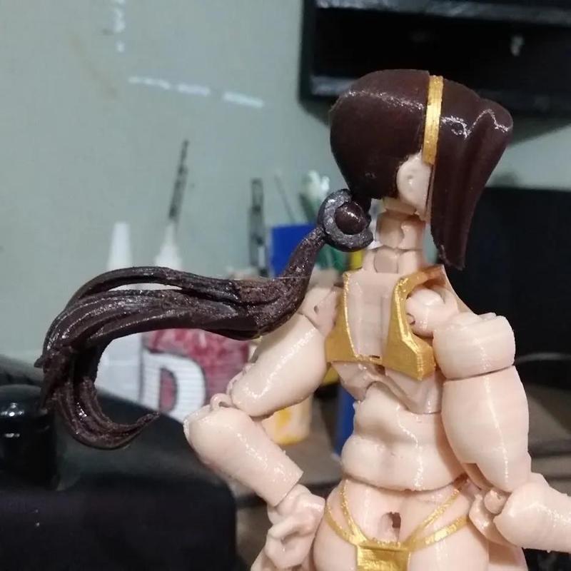 Articulated Long Hair   