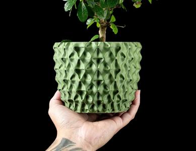 Tri-Wave Planter Pot by MODERN MACHINE   