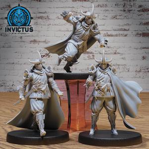 Samurai Leader Set / Space Ronin / Star Battle Pirate / Galactic Sword Lord / Humanoid Pirate / Cosmic Blade Warrior / Alien Race Fighter / Cosmic Katana Master / Star Battle Temple Guard / Sci-Fi Encounter