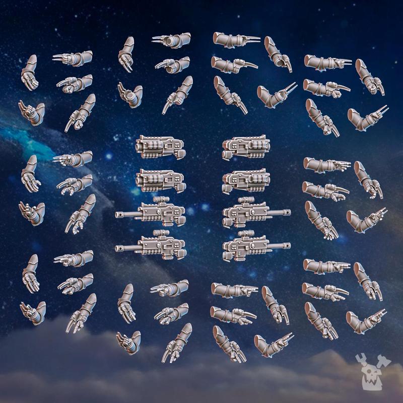 Stormpride Sisters Weapons Set (OnePageRules)