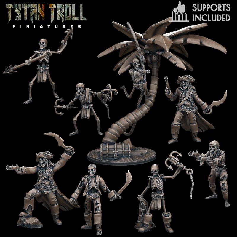 Skeleton Pirate Pack [Pre-Supported]