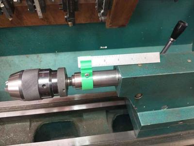 TAILSTOCK ANALOG READOUT (SCALE HOLDER)