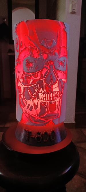 Terminator Lamp Lithophane