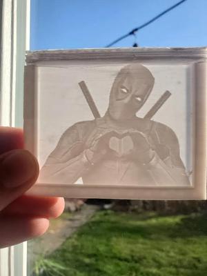 Deadpool lithophane   