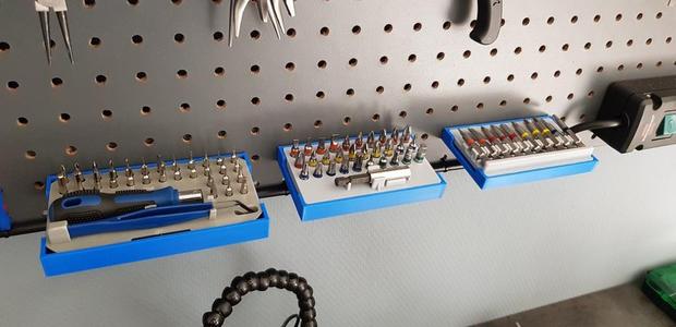 Pegboard Bit holders for Action (store) sets