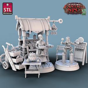 Fantasy NPCs 2 - Candy Seller Set
