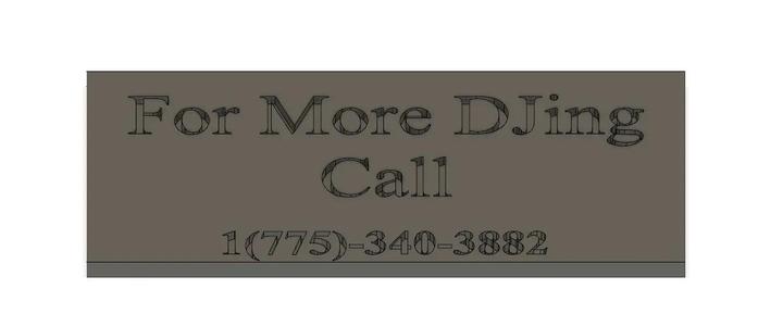 DJ customizable business card (cut extrude)   