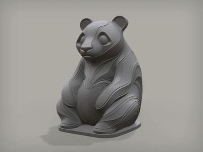 Panda Statue   
