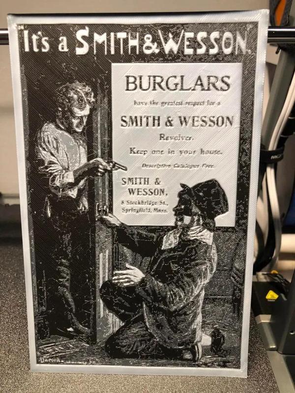 Early Smith And Wesson Firearm Advertisement  (Hueforge)   