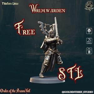FREE STL- Nun Wrimwarden
