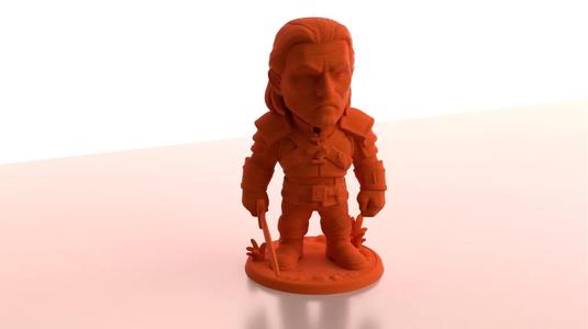 Cute Witcher Figurine   