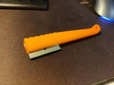 Razor knife grip