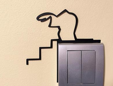 Funny Light Switch Gadget – La Linea Balum 60   