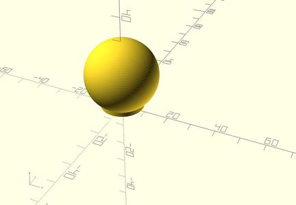 Ball Knob With a Ring - Parametric