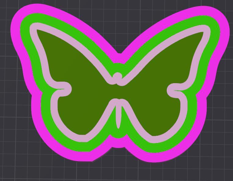 butterfly multicolor