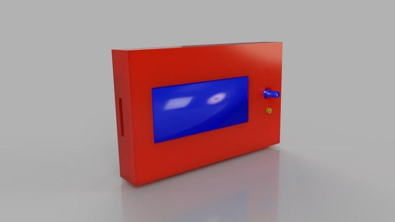 bigtreetech skr v1.3 and disply case for hypercube or other 2020 / 3030 extrusion printers.