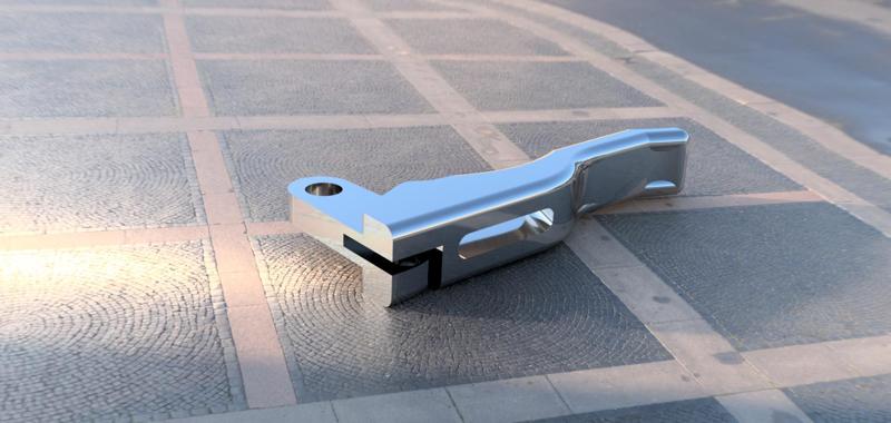 Minsk x250 V3 clutch handle (shortened)
